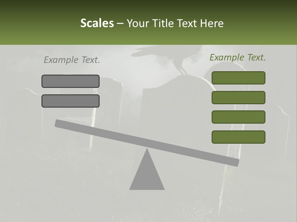 Woman Old Daughter PowerPoint Template
