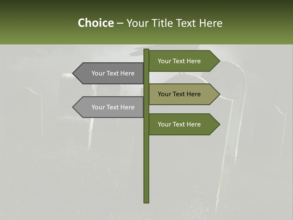 Woman Old Daughter PowerPoint Template