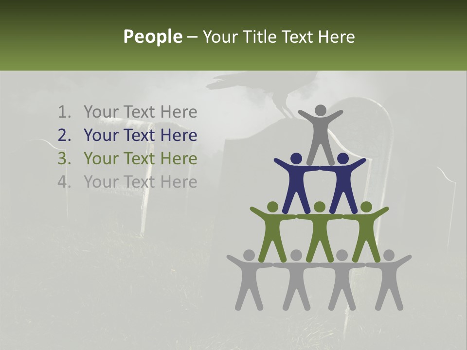 Woman Old Daughter PowerPoint Template