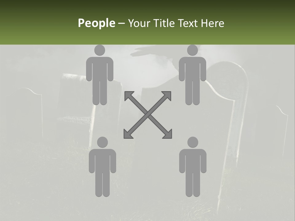 Woman Old Daughter PowerPoint Template