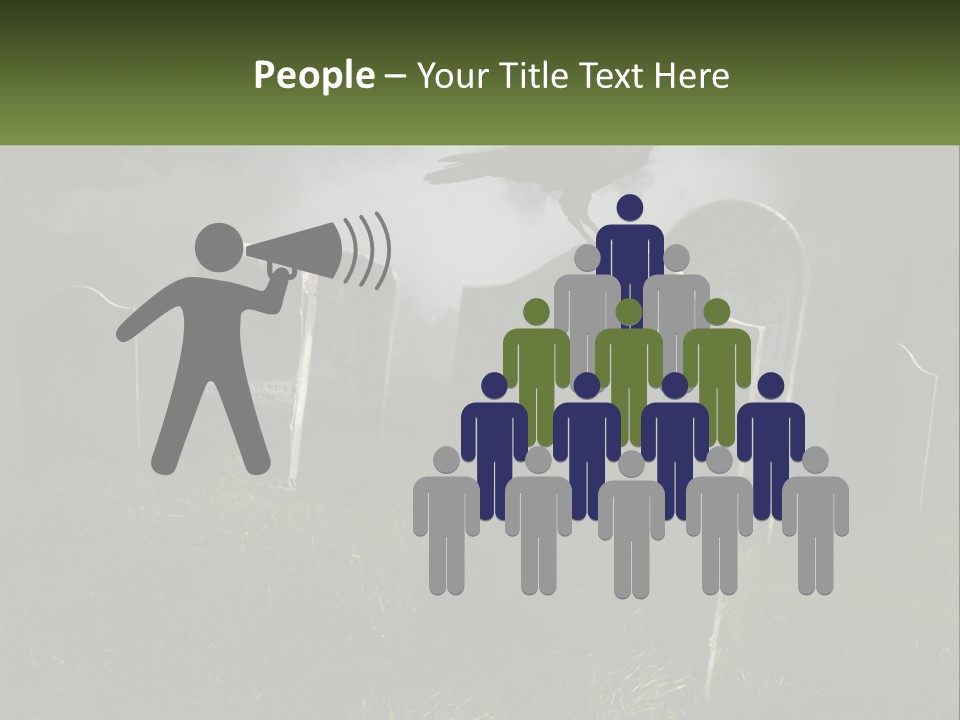 Woman Old Daughter PowerPoint Template