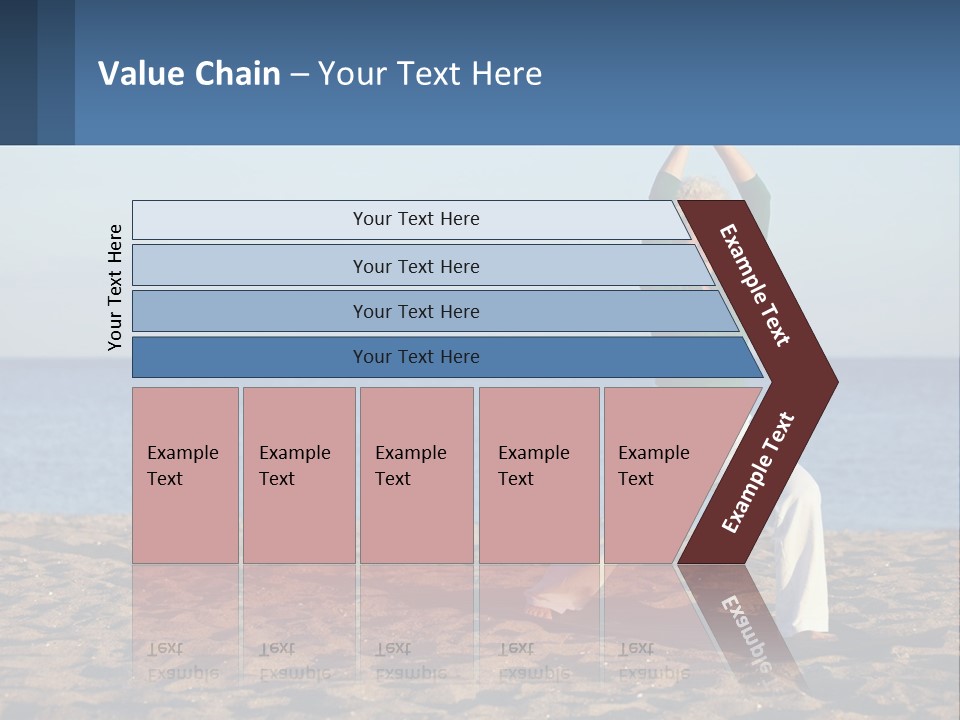 Caucasian Retirement Single PowerPoint Template
