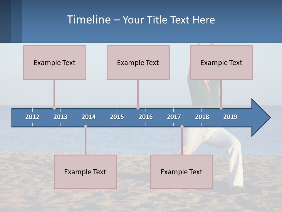 Caucasian Retirement Single PowerPoint Template