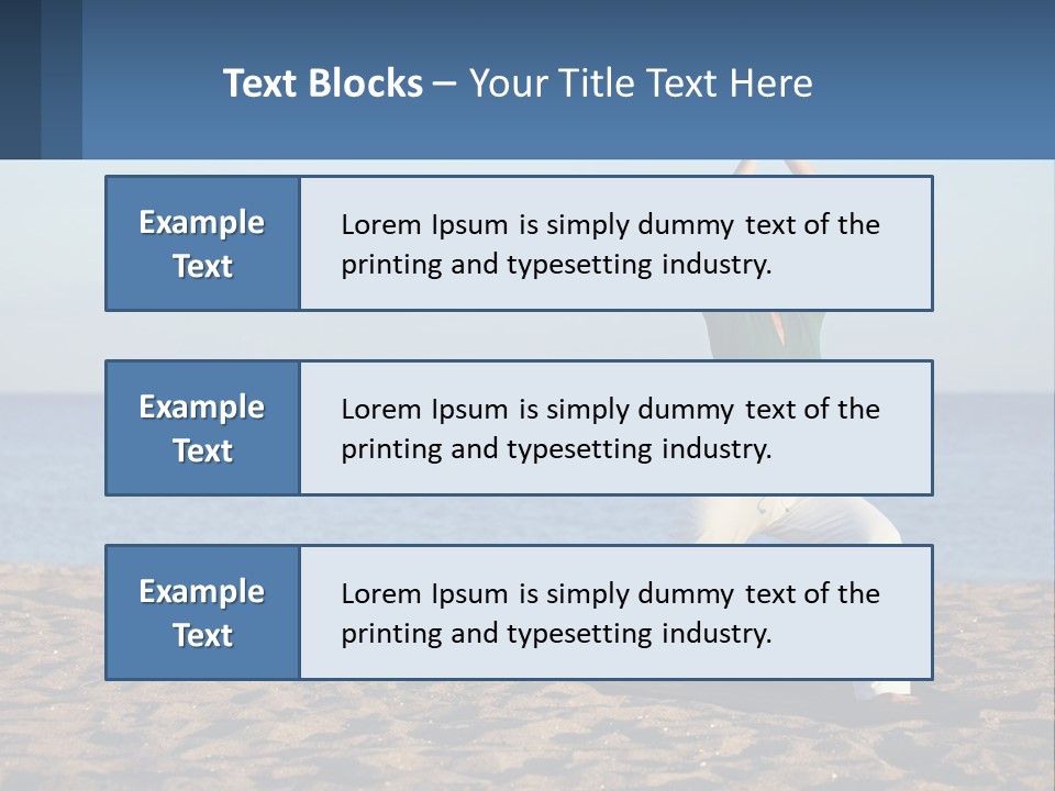 Caucasian Retirement Single PowerPoint Template