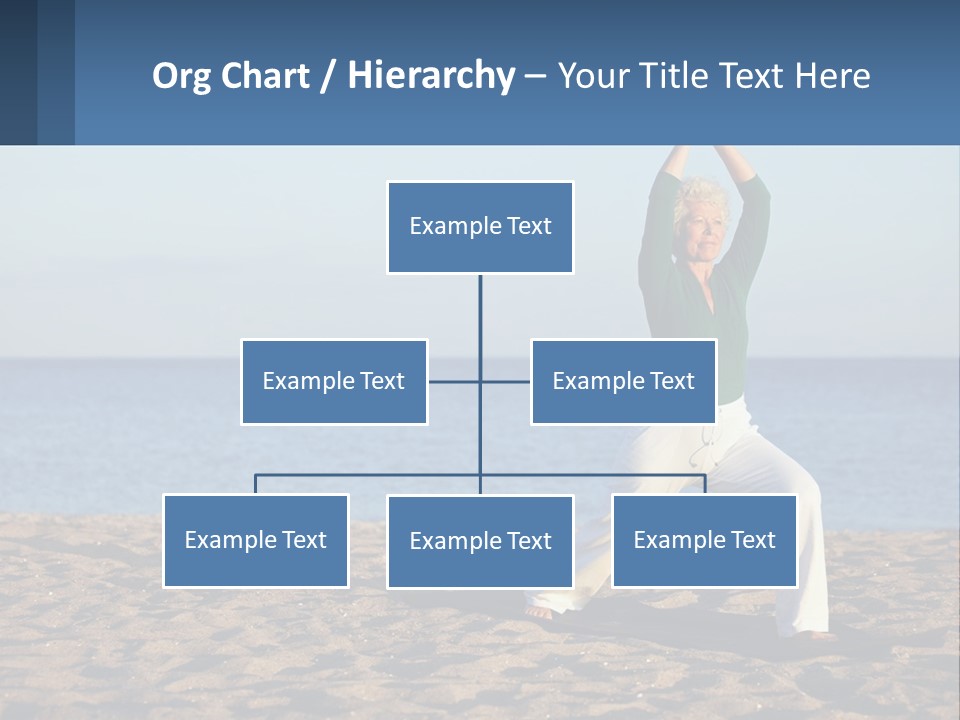 Caucasian Retirement Single PowerPoint Template