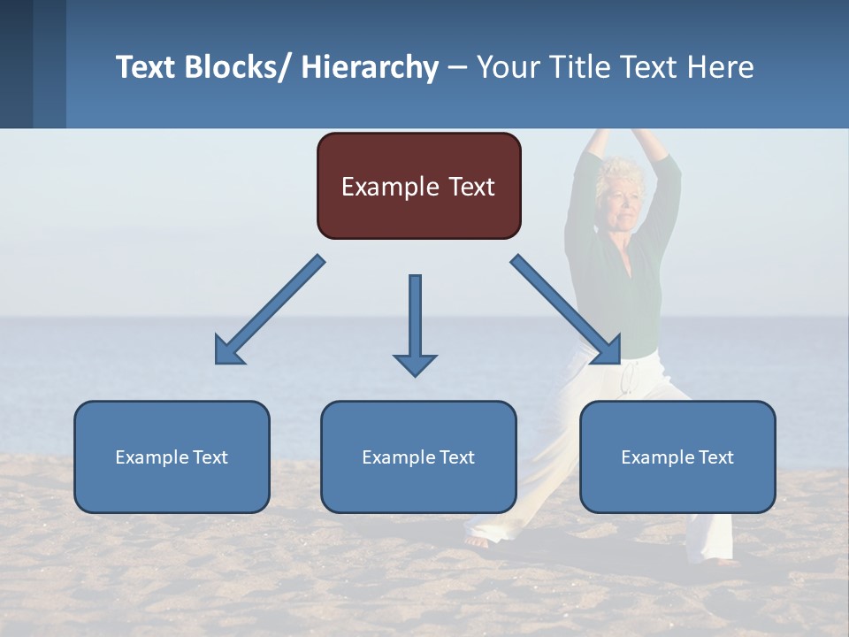 Caucasian Retirement Single PowerPoint Template