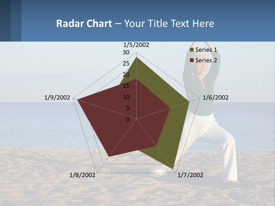 Caucasian Retirement Single PowerPoint Template
