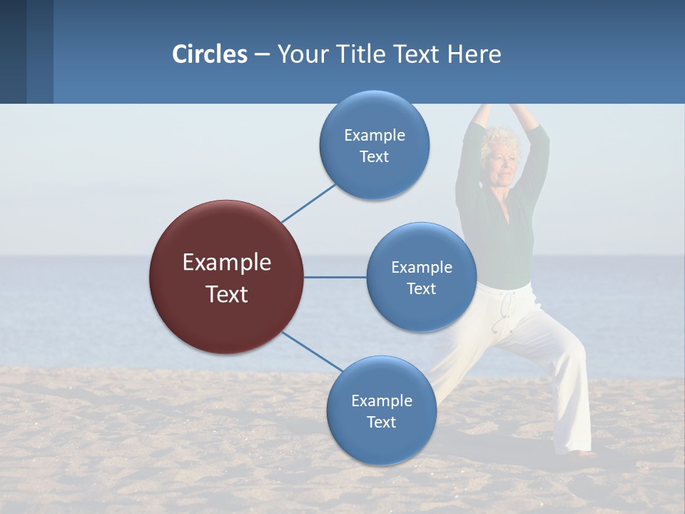 Caucasian Retirement Single PowerPoint Template