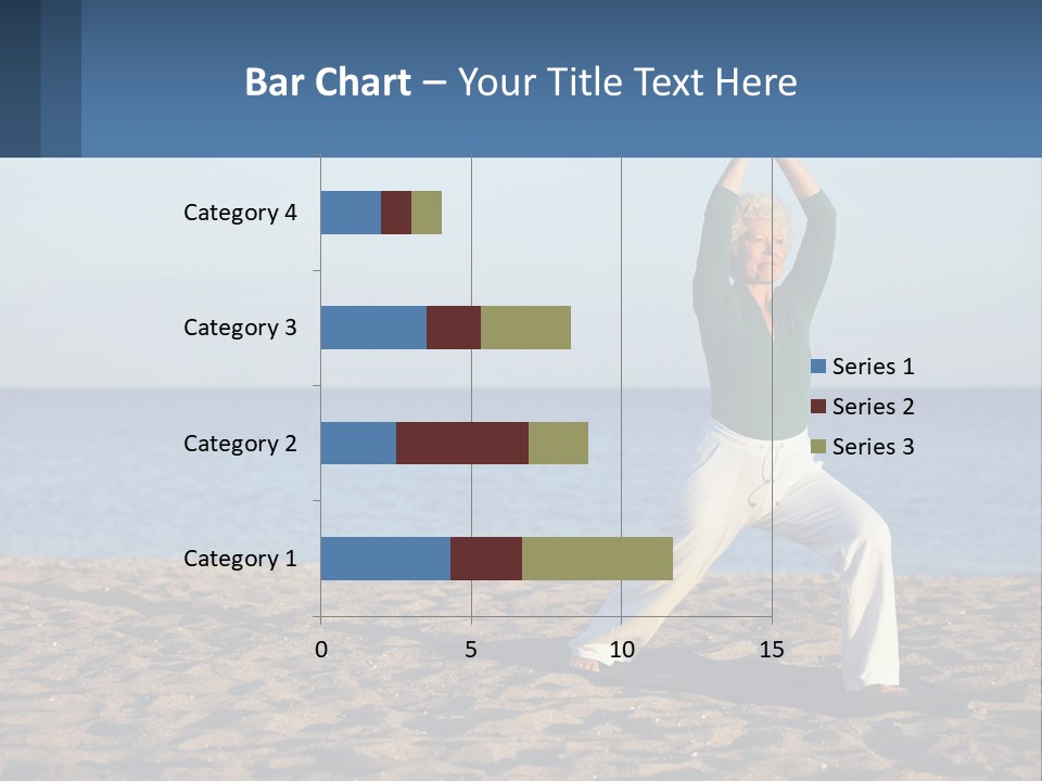 Caucasian Retirement Single PowerPoint Template
