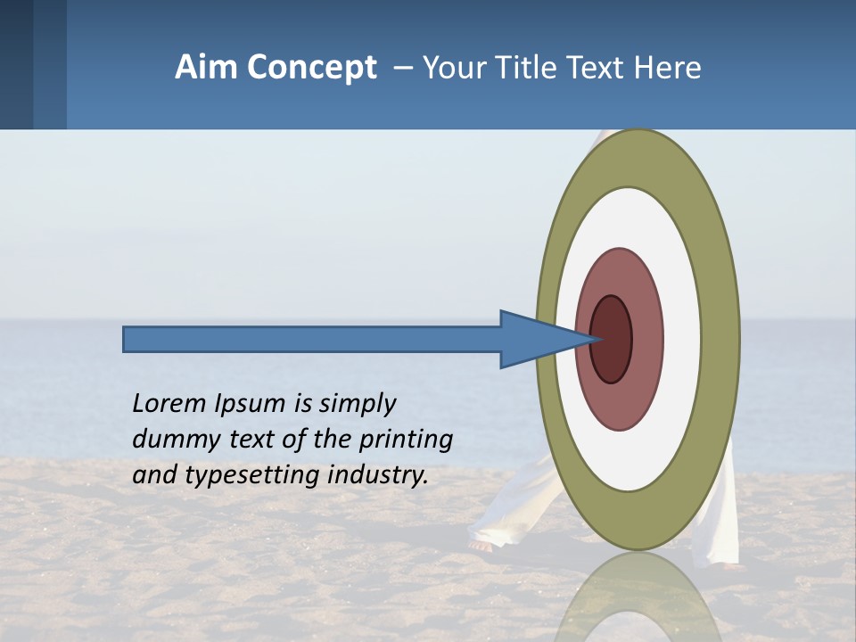 Caucasian Retirement Single PowerPoint Template