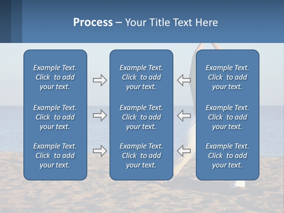 Caucasian Retirement Single PowerPoint Template