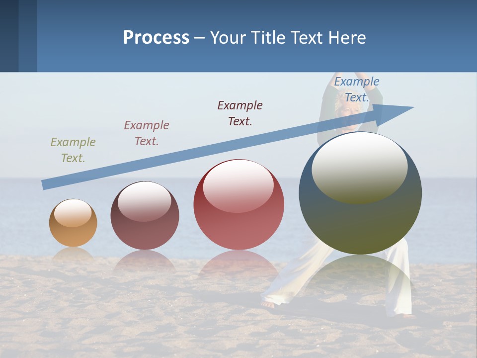 Caucasian Retirement Single PowerPoint Template
