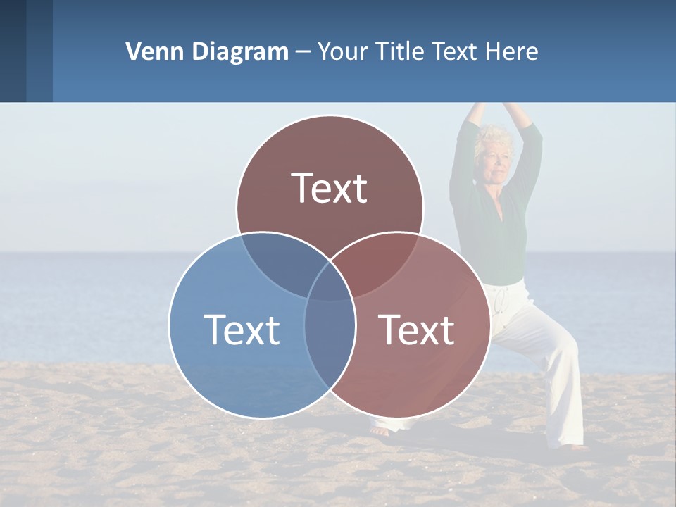 Caucasian Retirement Single PowerPoint Template
