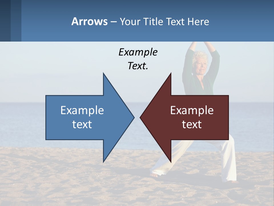 Caucasian Retirement Single PowerPoint Template