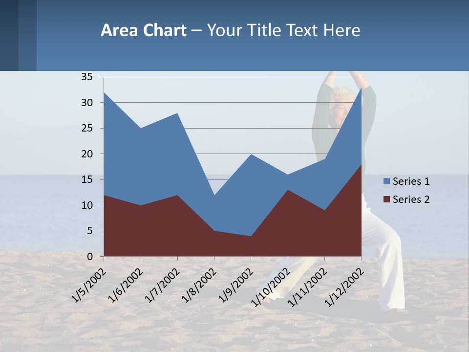 Caucasian Retirement Single PowerPoint Template