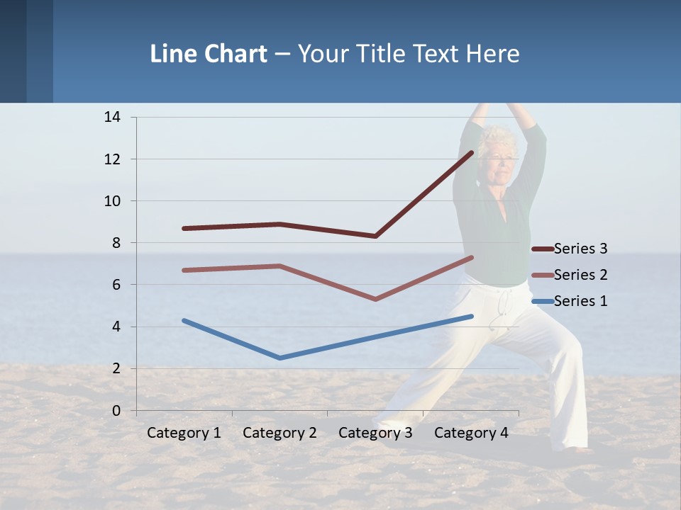 Caucasian Retirement Single PowerPoint Template