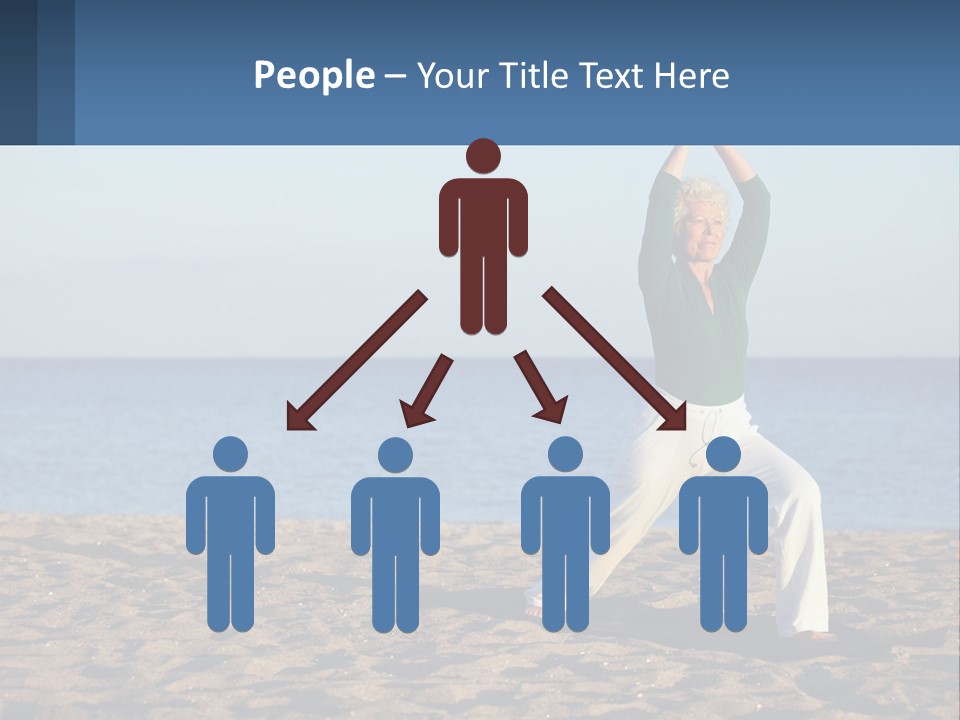 Caucasian Retirement Single PowerPoint Template