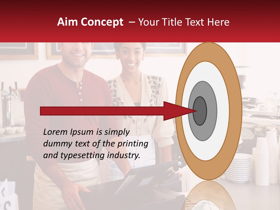 Beach Coastal Portrait PowerPoint Template