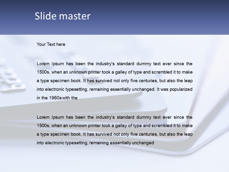 Older Sea White PowerPoint Template