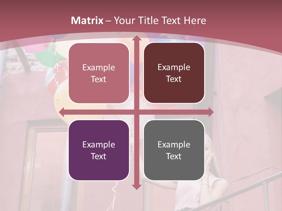 Older Woman Coastal PowerPoint Template