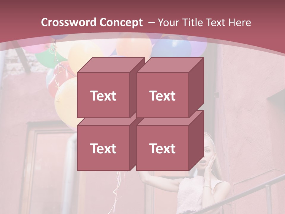 Older Woman Coastal PowerPoint Template