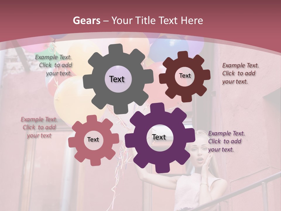 Older Woman Coastal PowerPoint Template