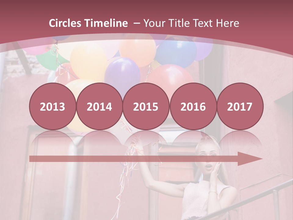 Older Woman Coastal PowerPoint Template