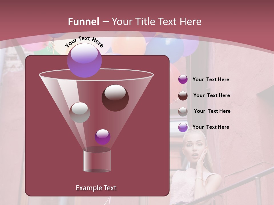 Older Woman Coastal PowerPoint Template