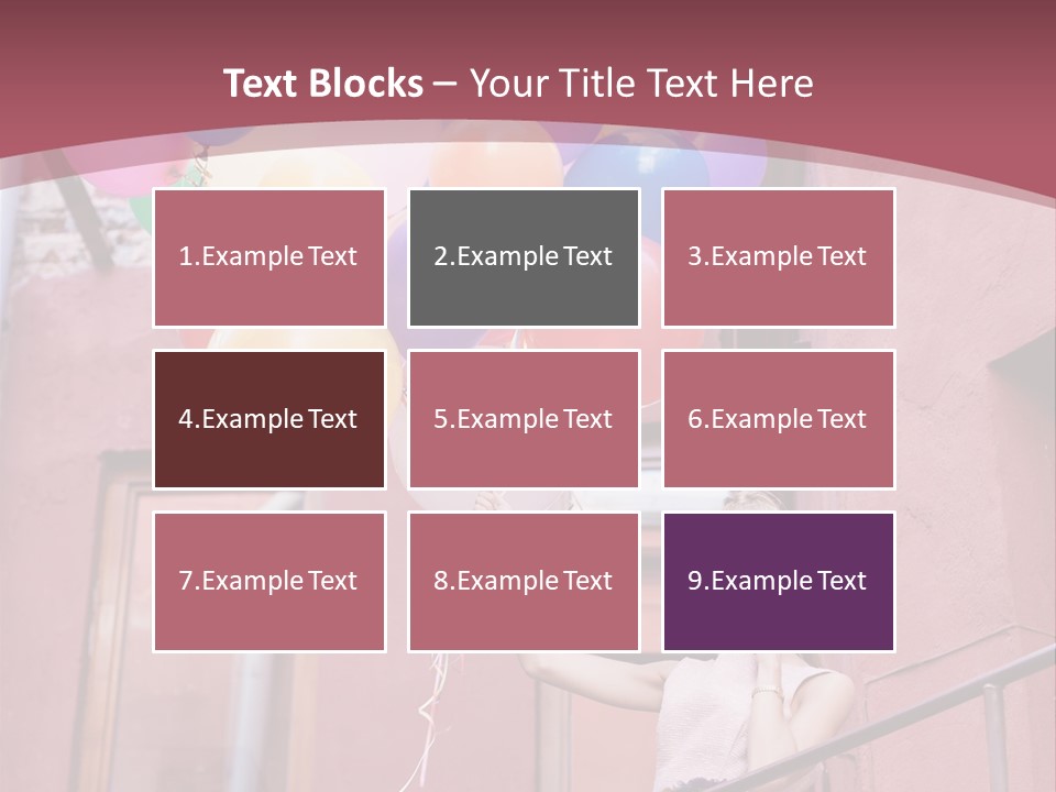 Older Woman Coastal PowerPoint Template