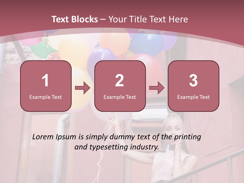 Older Woman Coastal PowerPoint Template