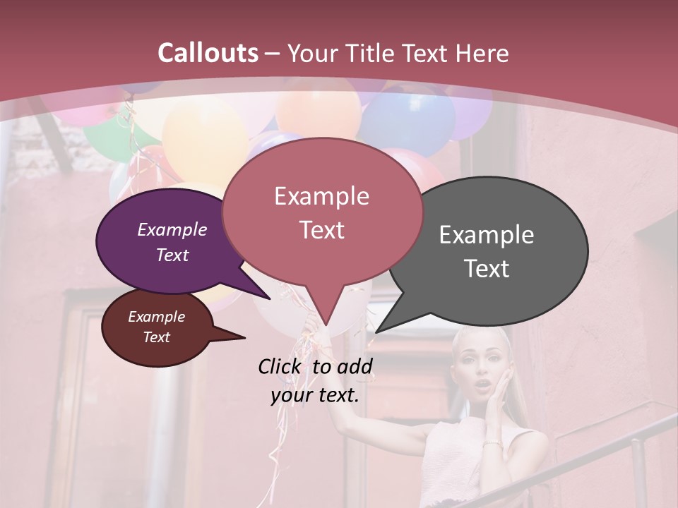 Older Woman Coastal PowerPoint Template