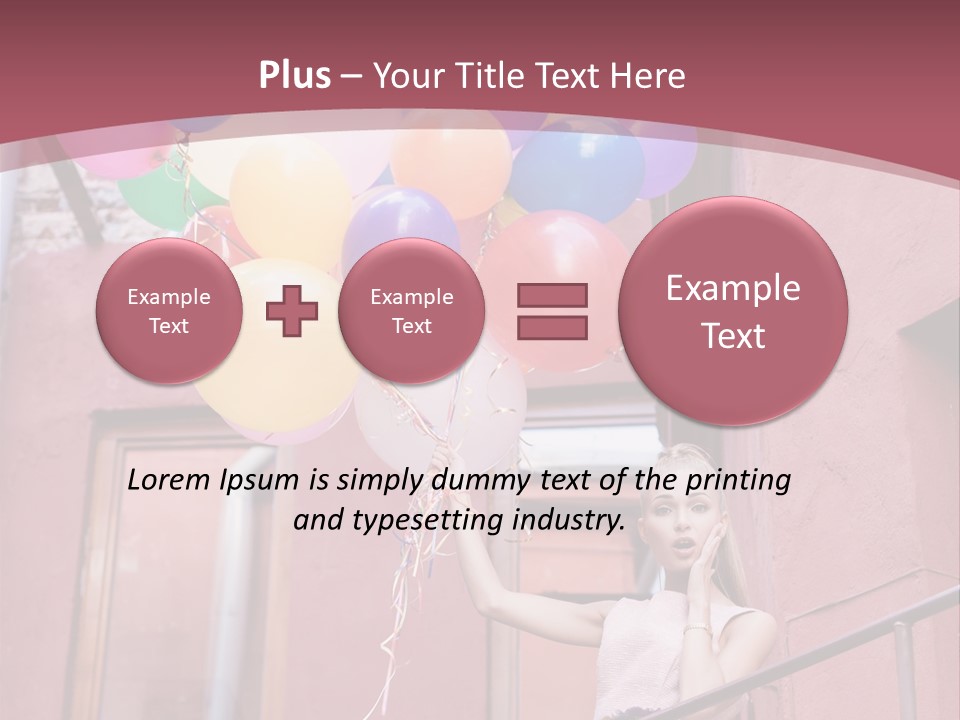 Older Woman Coastal PowerPoint Template