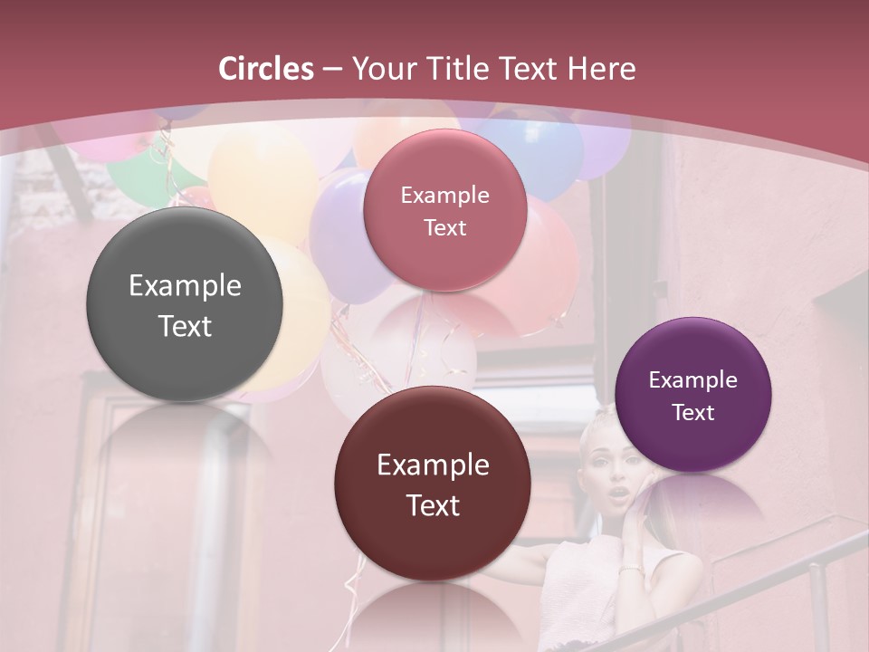 Older Woman Coastal PowerPoint Template