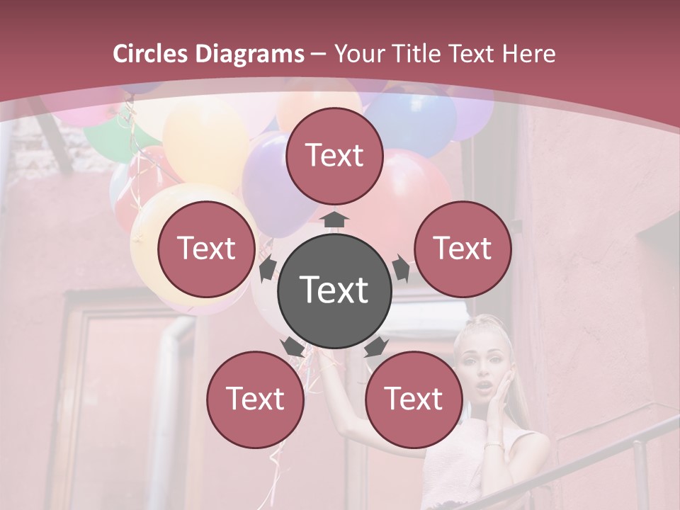 Older Woman Coastal PowerPoint Template