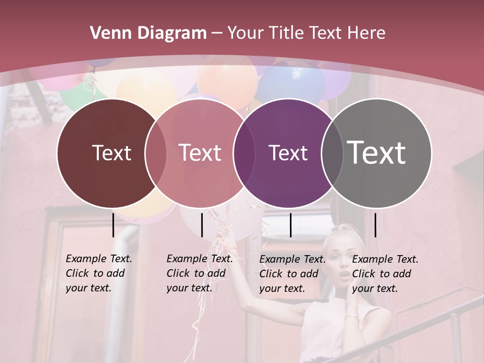 Older Woman Coastal PowerPoint Template