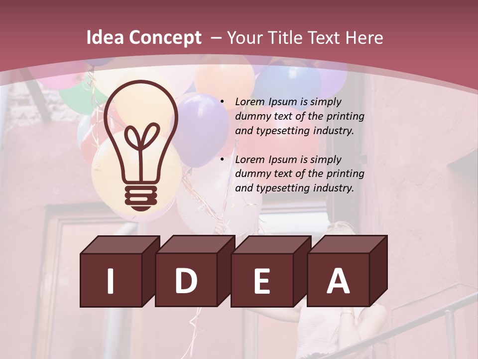 Older Woman Coastal PowerPoint Template