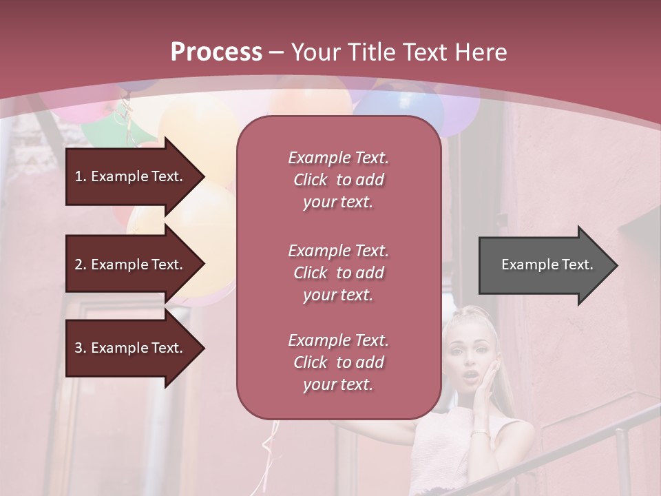 Older Woman Coastal PowerPoint Template