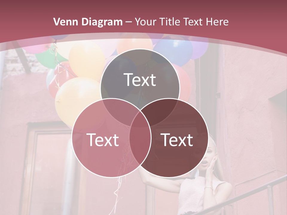 Older Woman Coastal PowerPoint Template