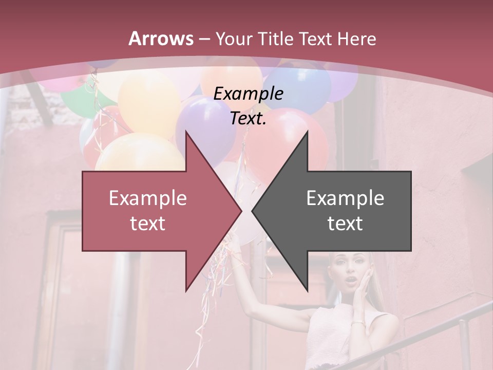 Older Woman Coastal PowerPoint Template