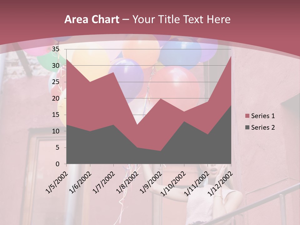 Older Woman Coastal PowerPoint Template