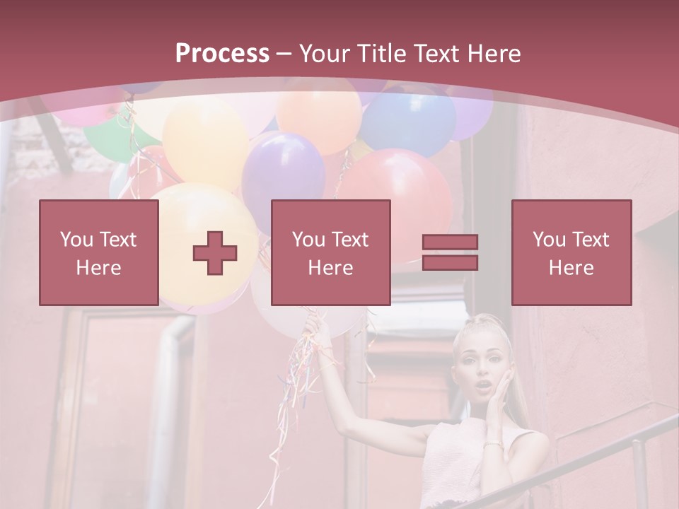 Older Woman Coastal PowerPoint Template