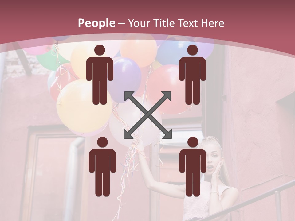 Older Woman Coastal PowerPoint Template