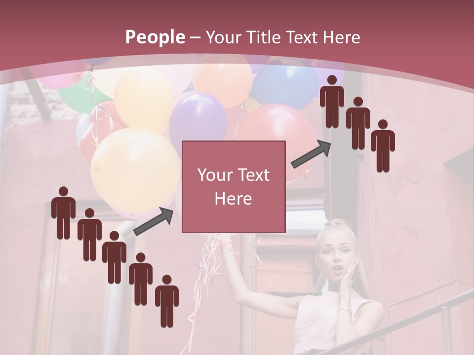 Older Woman Coastal PowerPoint Template