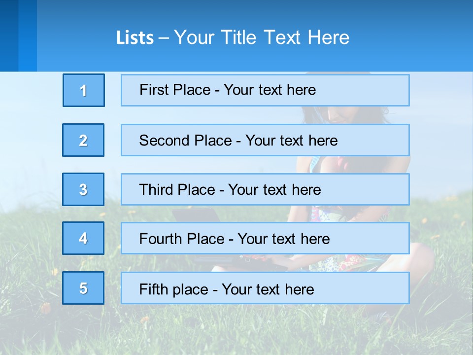 Calm Peaceful Coast PowerPoint Template