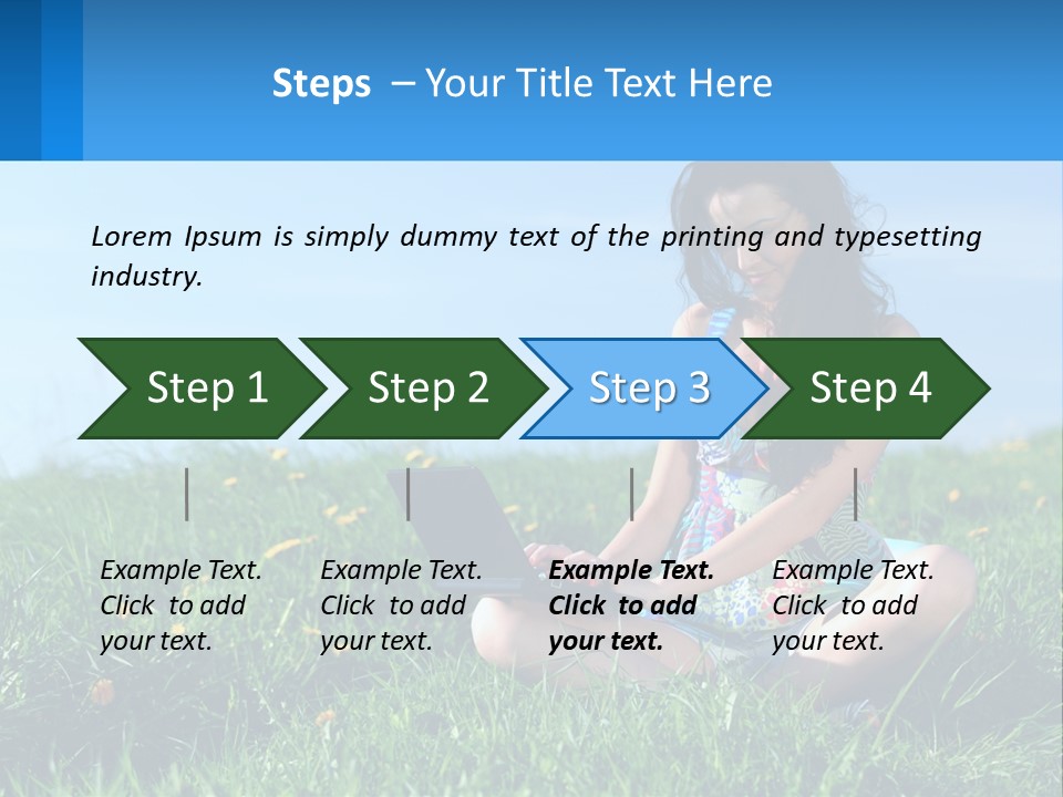 Calm Peaceful Coast PowerPoint Template