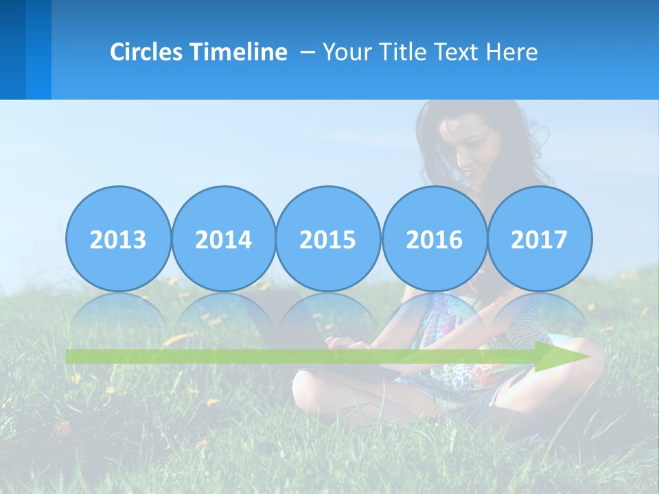 Calm Peaceful Coast PowerPoint Template