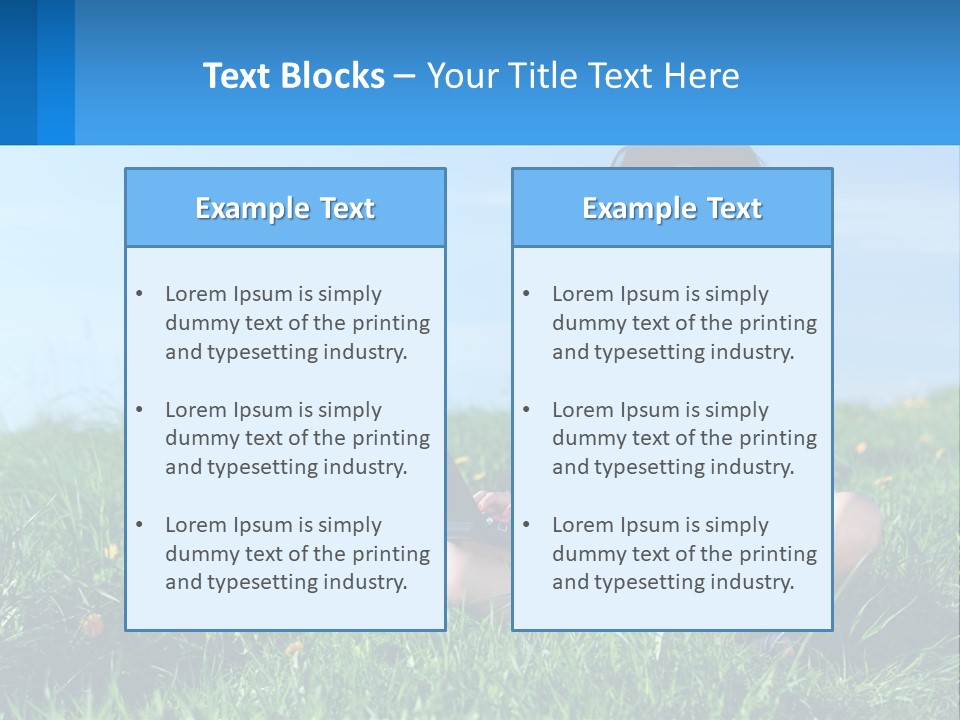 Calm Peaceful Coast PowerPoint Template
