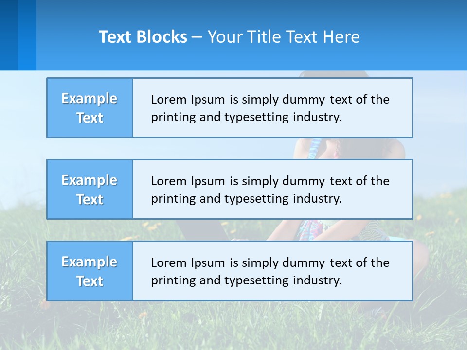 Calm Peaceful Coast PowerPoint Template