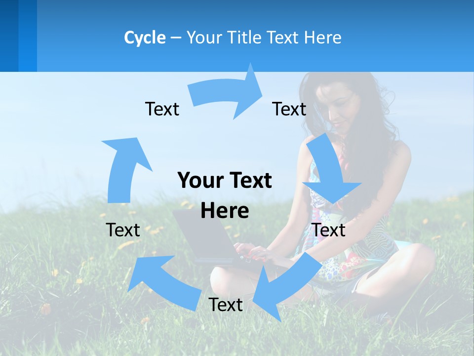 Calm Peaceful Coast PowerPoint Template