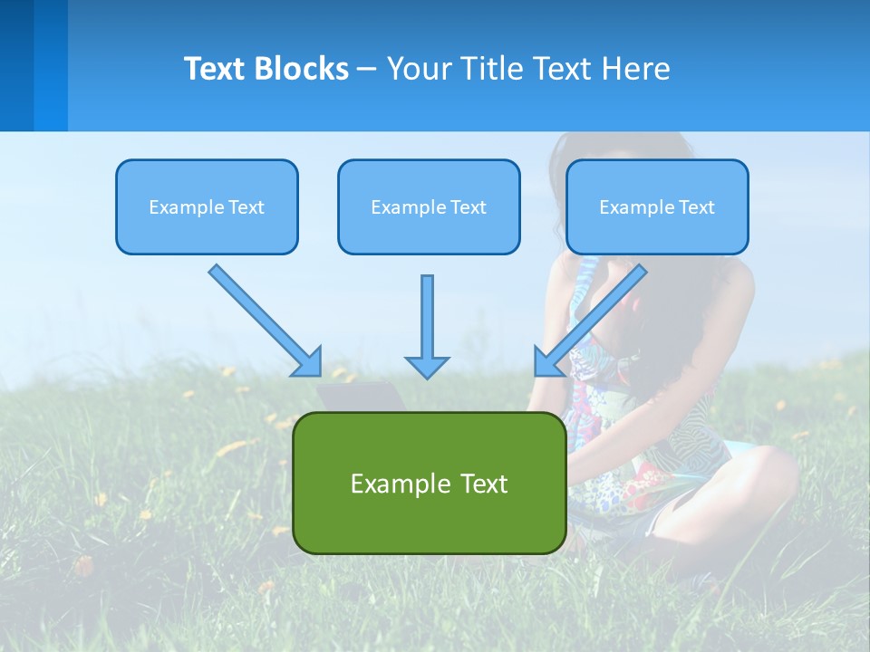 Calm Peaceful Coast PowerPoint Template